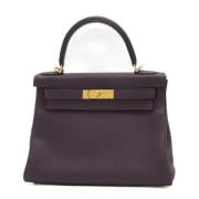 Hermès Vintage Pre-owned Tyg handvskor Purple, Dam