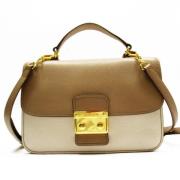 Miu Miu Pre-owned Pre-owned Tyg handvskor Brown, Dam