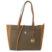 Michael Kors Pre-owned Pre-owned Tyg totevskor Brown, Dam