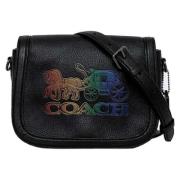 Coach Pre-owned Pre-owned Tyg axelremsvskor Black, Dam