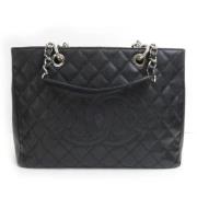 Chanel Vintage Pre-owned Laeder totevskor Black, Dam