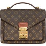 Louis Vuitton Vintage Pre-owned Laeder handvskor Brown, Dam