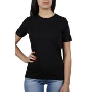 Calvin Klein Klassisk kortärmad T-shirt Black, Dam