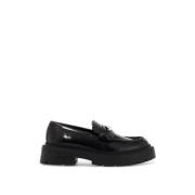 Jimmy Choo Diamantkedja Läderloafers Black, Dam