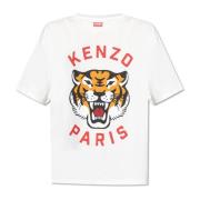 Kenzo Oversized T-shirt White, Herr