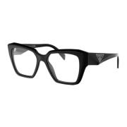 Prada Stiliga Optiska Glasögon Black, Dam