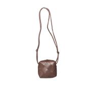 Bottega Veneta Vintage Pre-owned Laeder axelremsvskor Brown, Dam