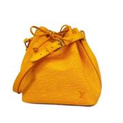 Louis Vuitton Vintage Pre-owned Tyg louis-vuitton-vskor Yellow, Dam