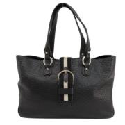 Bally Pre-owned Pre-owned Tyg totevskor Black, Dam