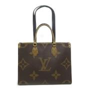 Louis Vuitton Vintage Pre-owned Tyg louis-vuitton-vskor Brown, Dam