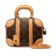 Louis Vuitton Vintage Pre-owned Tyg louis-vuitton-vskor Brown, Dam