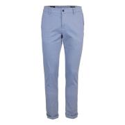 Mason's Blå Slim Fit Chino Byxor Blue, Herr