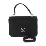 Louis Vuitton Vintage Pre-owned Tyg louis-vuitton-vskor Black, Dam