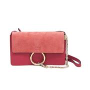 Chloé Pre-owned Pre-owned Tyg axelremsvskor Pink, Dam