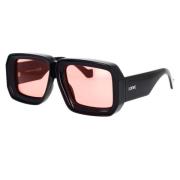 Loewe Excentrisk fyrkantiga solglasögon med unik design Black, Dam