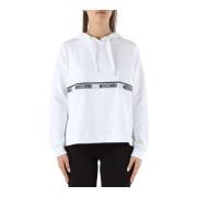 Moschino Dam Logo Band Sweatshirt White, Dam