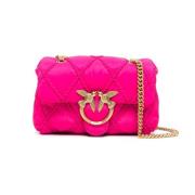 PINKO Shoulder Bags Pink, Dam