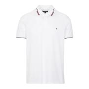 Tommy Hilfiger Herr Polo Skjorta med Krage Placering White, Herr