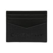 Givenchy Svart Nylon Korthållare med 4G Motiv Black, Herr