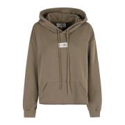 MM6 Maison Margiela Avslappnad Sweatshirt Green, Dam