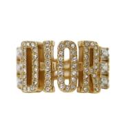 Dior Vintage Pre-owned Metall dior-smycken Yellow, Dam