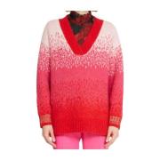 Silvian Heach Dam Gilet Sweater Red, Dam
