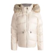 Calvin Klein Essential Real Down Jacka Kvinnor Beige, Dam