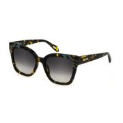 Just Cavalli Multifärgade Acetat solglasögon med grå linser Multicolor...