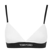 Tom Ford Vit Modal Signature Bra White, Dam