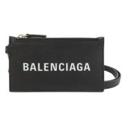 Balenciaga Vintage Pre-owned Laeder plnbcker Black, Dam