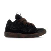 Lanvin Chunky Curb Sneakers Black, Herr