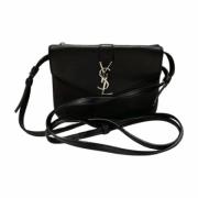 Yves Saint Laurent Vintage Pre-owned Tyg axelremsvskor Black, Dam