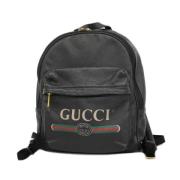 Gucci Vintage Pre-owned Tyg gucci-vskor Black, Dam