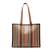 Burberry Vintage Pre-owned Tyg totevskor Multicolor, Dam