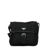 Prada Vintage Pre-owned Tyg prada-vskor Black, Dam