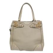 Louis Vuitton Vintage Pre-owned Tyg louis-vuitton-vskor Beige, Dam