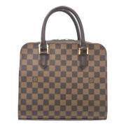 Louis Vuitton Vintage Pre-owned Tyg louis-vuitton-vskor Brown, Dam