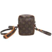 Louis Vuitton Vintage Pre-owned Canvas axelremsvskor Brown, Dam