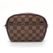 Louis Vuitton Vintage Pre-owned Tyg axelremsvskor Brown, Dam