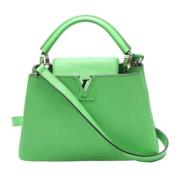 Louis Vuitton Vintage Pre-owned Laeder axelremsvskor Green, Dam