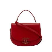 Chanel Vintage Pre-owned Laeder chanel-vskor Red, Dam