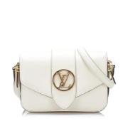 Louis Vuitton Vintage Pre-owned Laeder handvskor White, Dam