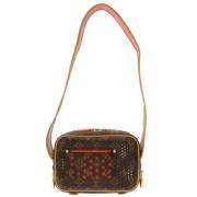 Louis Vuitton Vintage Pre-owned Canvas axelremsvskor Brown, Dam