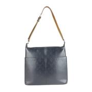 Louis Vuitton Vintage Pre-owned Tyg louis-vuitton-vskor Blue, Dam