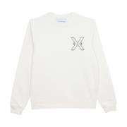 John Richmond Herr Sweatshirt White, Herr