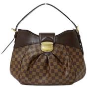 Louis Vuitton Vintage Pre-owned Tyg louis-vuitton-vskor Brown, Dam