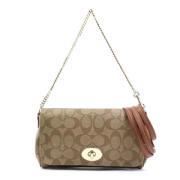 Coach Pre-owned Pre-owned Plast axelremsvskor Brown, Dam