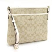 Coach Pre-owned Pre-owned Plast axelremsvskor Beige, Dam