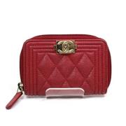 Chanel Vintage Pre-owned Laeder plnbcker Red, Dam