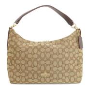 Coach Pre-owned Pre-owned Canvas axelremsvskor Beige, Dam